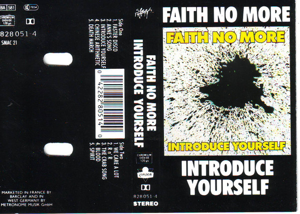 Faith No More - Introduce Yourself tweedehands cassette LP bij Run4Records