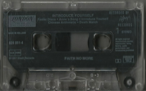 Faith No More - Introduce Yourself tweedehands cassette LP bij Run4Records