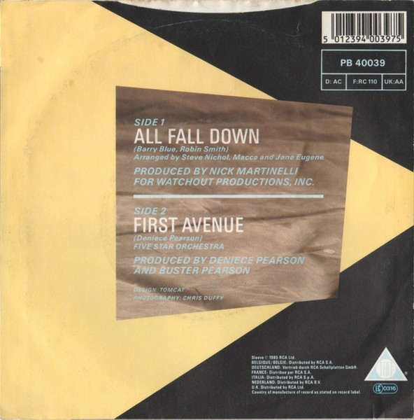 Five Star - All Fall Down tweedehands 7 inch LP bij Run4Records
