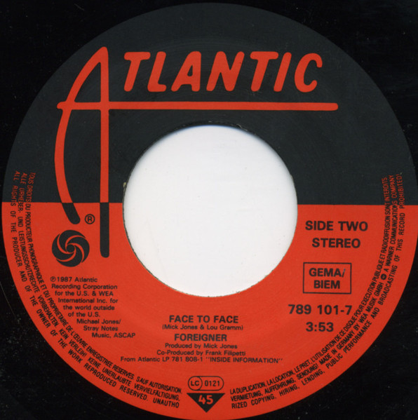 Foreigner - I Don't Want To Live Without You tweedehands 7 inch LP bij Run4Records