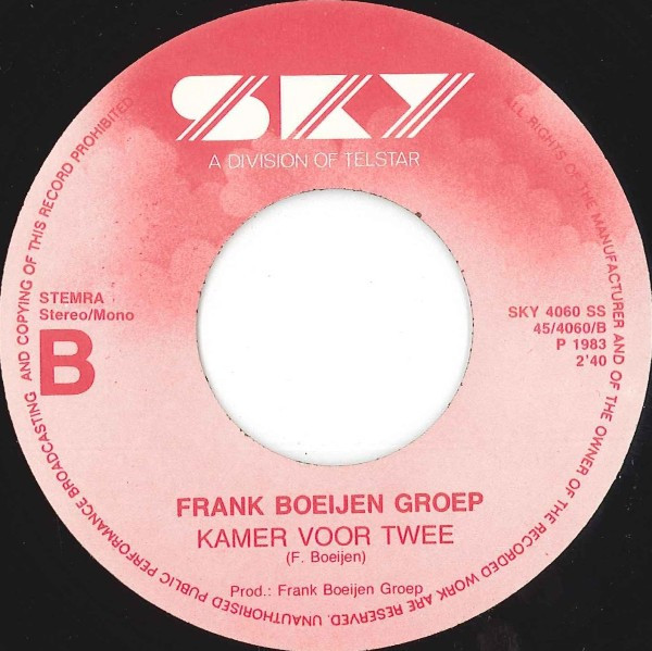 Frank Boeijen Groep - Zwart Wit tweedehands 7 inch LP bij Run4Records