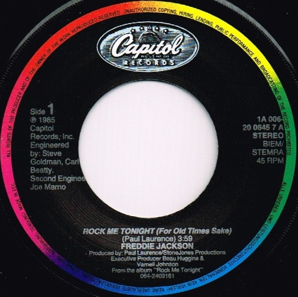 Freddie Jackson - Rock Me Tonight (For Old Times Sake) tweedehands 7 inch LP bij Run4Records