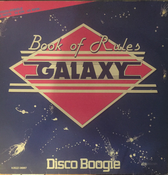 Galaxy (6) - Book Of Rules / Disco Boogie tweedehands disco LP bij Run4Records