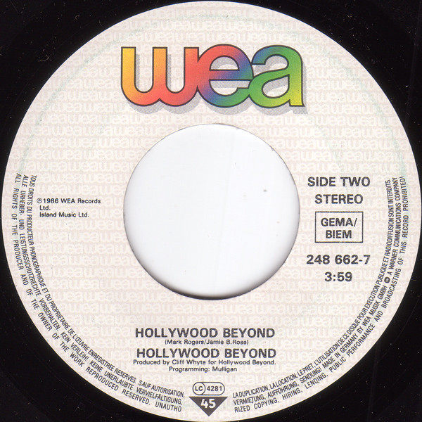 Hollywood Beyond - What's The Colour Of Money ? tweedehands 7 inch LP bij Run4Records