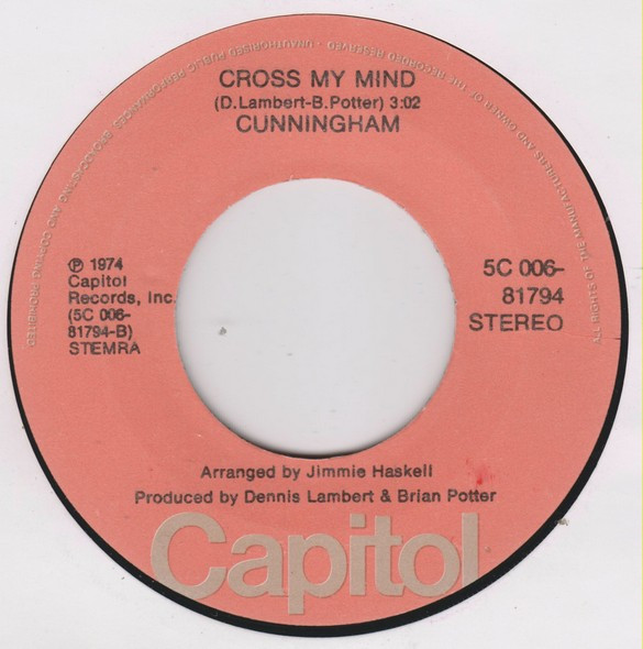 J.C. Cunningham - Norma Jean Wants To Be A Movie Star tweedehands 7 inch LP bij Run4Records