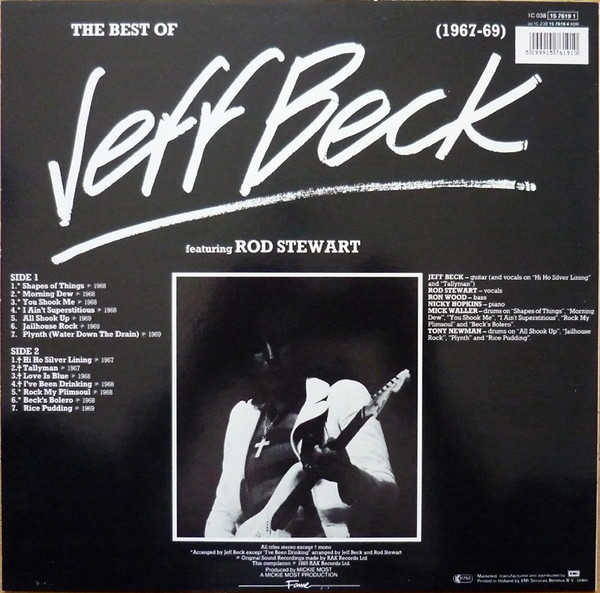 Jeff Beck - The Best Of Jeff Beck (1967-69) tweedehands rock LP bij Run4Records