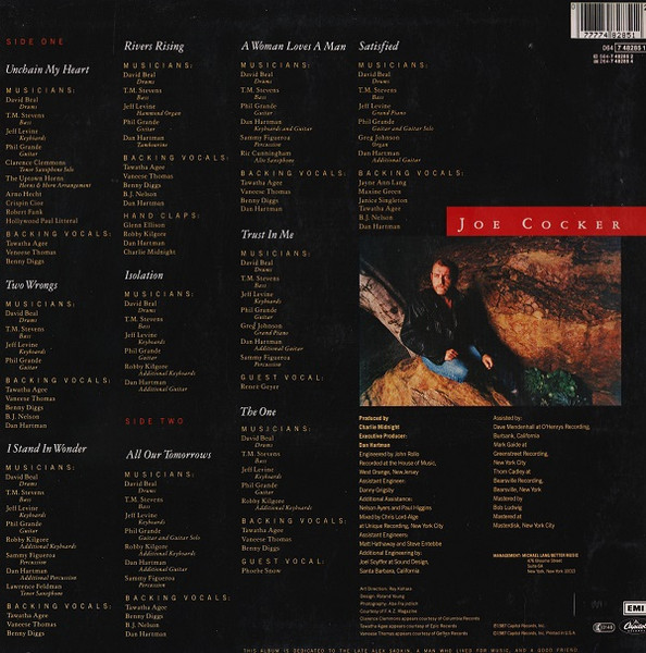 Joe Cocker - Unchain My Heart tweedehands pop LP bij Run4Records
