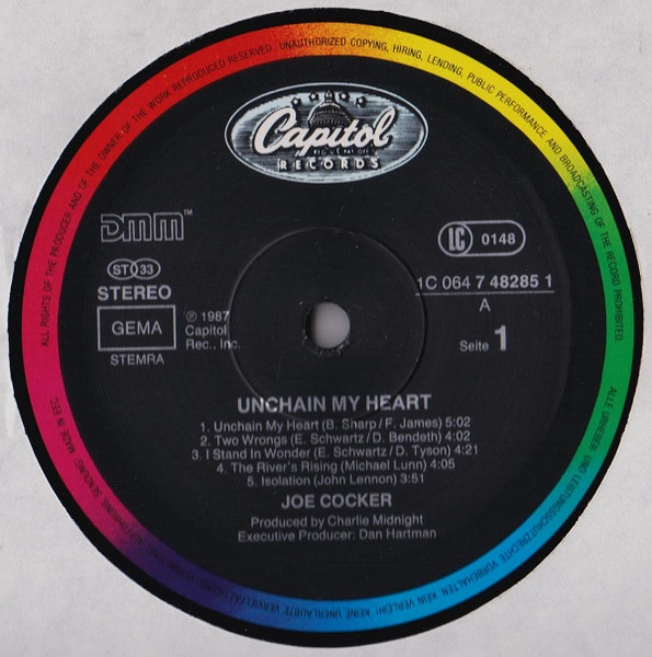 Joe Cocker - Unchain My Heart tweedehands pop LP bij Run4Records