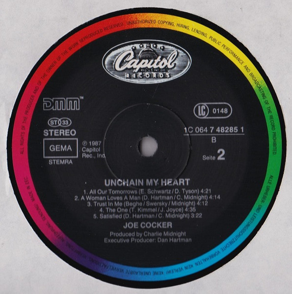 Joe Cocker - Unchain My Heart tweedehands pop LP bij Run4Records