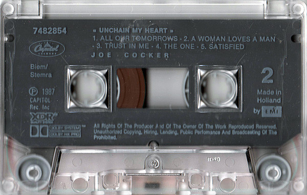 Joe Cocker - Unchain My Heart tweedehands cassette LP bij Run4Records