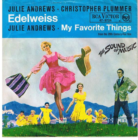 Julie Andrews, Christopher Plummer - Edelweiss / My Favorite Things tweedehands 7 inch LP bij Run4Records
