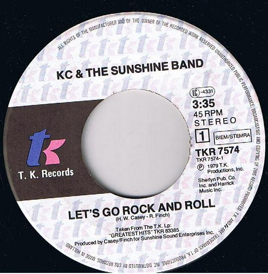 KC & The Sunshine Band - Let's Go Rock And Roll tweedehands 7 inch LP bij Run4Records