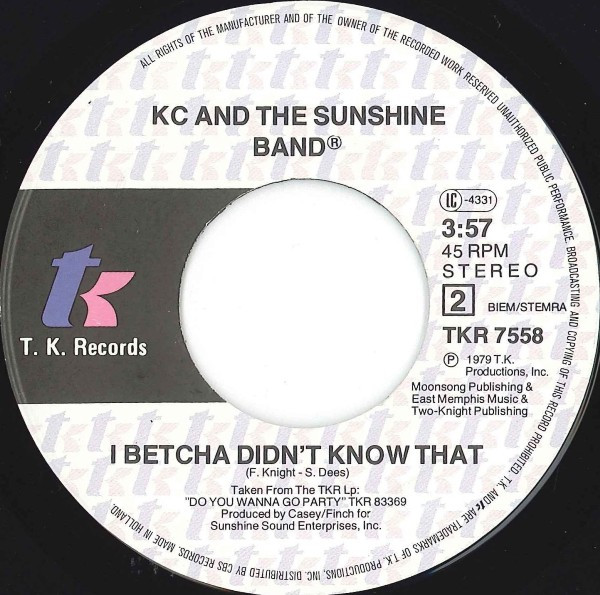 KC & The Sunshine Band - Please Don't Go tweedehands 7 inch LP bij Run4Records