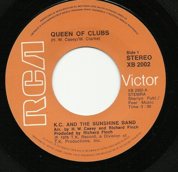 KC & The Sunshine Band - Queen Of Clubs tweedehands 7 inch LP bij Run4Records