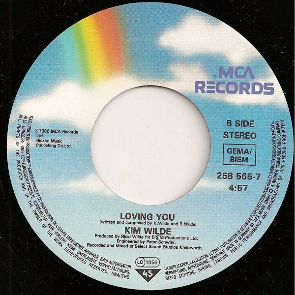 Kim Wilde - You Keep Me Hangin' On tweedehands 7 inch LP bij Run4Records