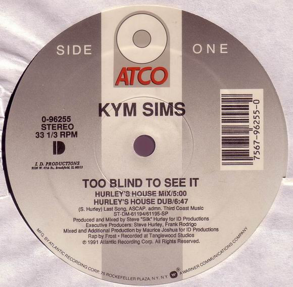 Kym Sims - Too Blind To See It tweedehands house LP bij Run4Records