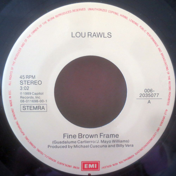 Lou Rawls, Dianne Reeves - Fine Brown Frame tweedehands 7 inch LP bij Run4Records