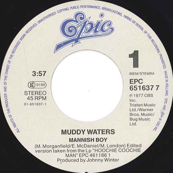 Muddy Waters - Mannish Boy tweedehands 7 inch LP bij Run4Records