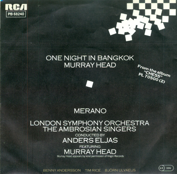 Murray Head - One Night In Bangkok tweedehands 7 inch LP bij Run4Records