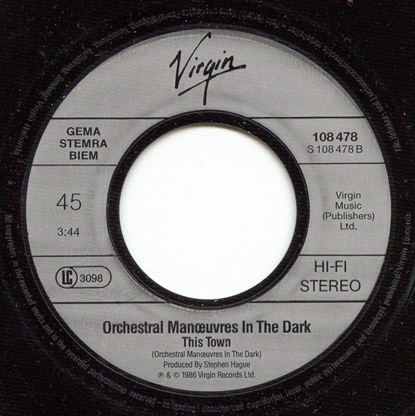 Orchestral Manoeuvres In The Dark - (Forever) Live And Die tweedehands 7 inch LP bij Run4Records