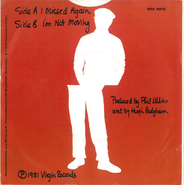 Phil Collins - I Missed Again tweedehands 7 inch LP bij Run4Records