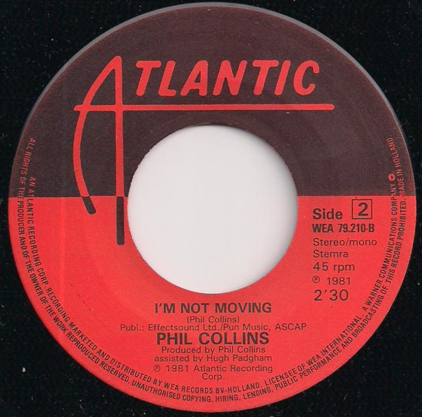 Phil Collins - I Missed Again tweedehands 7 inch LP bij Run4Records