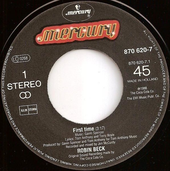 Robin Beck - First Time tweedehands 7 inch LP bij Run4Records