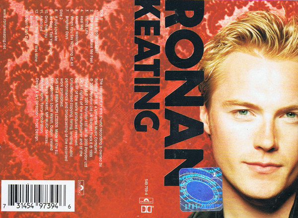 Ronan Keating - Ronan tweedehands cassette LP bij Run4Records