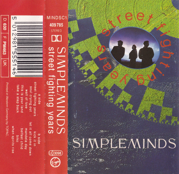 Simple Minds - Street Fighting Years tweedehands cassette LP bij Run4Records