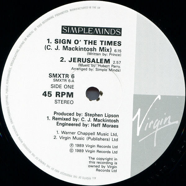 Simple Minds - The Amsterdam EP tweedehands rock LP bij Run4Records