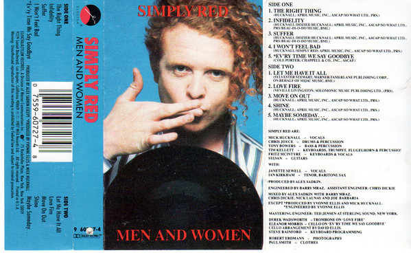 Simply Red - Men And Women tweedehands cassette LP bij Run4Records