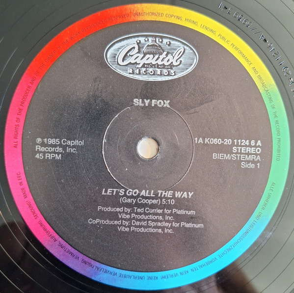 Sly Fox - Let's Go All The Way tweedehands soul LP bij Run4Records