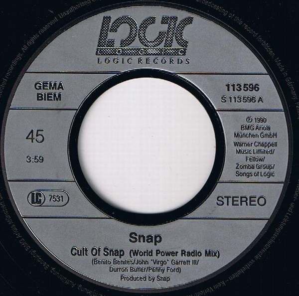 Snap! - Cult Of Snap tweedehands 7 inch LP bij Run4Records