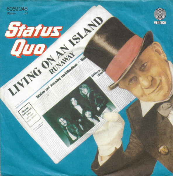 Status Quo - Living On An Island tweedehands 7 inch LP bij Run4Records