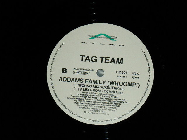 Tag Team - Addams Family (Whoomp!) tweedehands hip hop LP bij Run4Records
