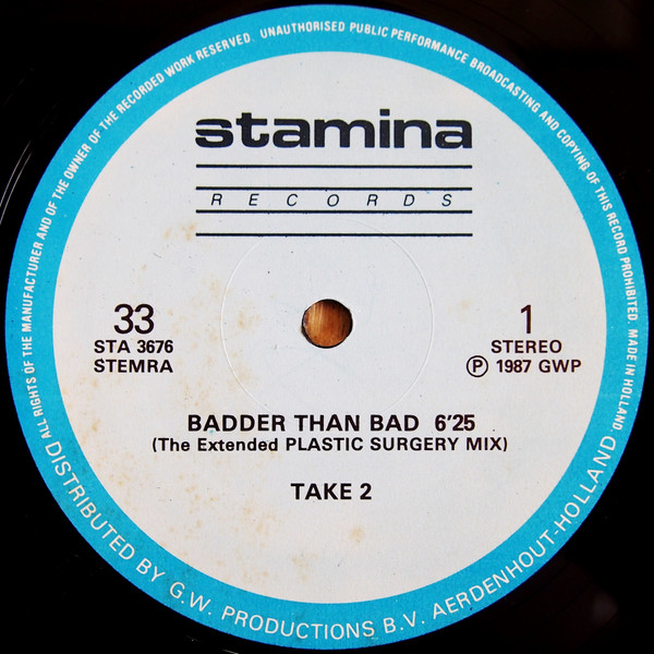 Take 2 - Badder Than Bad tweedehands house LP bij Run4Records