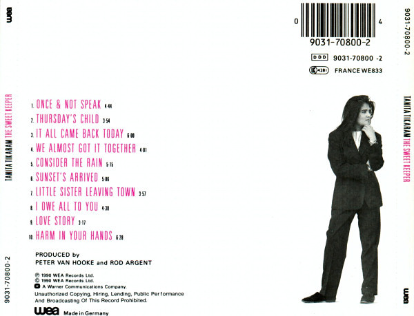 Tanita Tikaram - The Sweet Keeper tweedehands pop LP bij Run4Records