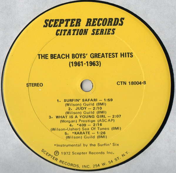 The Beach Boys - The Best Of The Beach Boys - The Beach Boys' Greatest Hits (1961-1963) tweedehands pop LP bij Run4Records