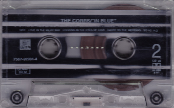 The Corrs - In Blue tweedehands cassette LP bij Run4Records