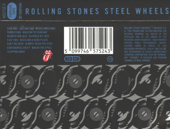 The Rolling Stones - Steel Wheels tweedehands cassette LP bij Run4Records