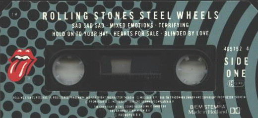 The Rolling Stones - Steel Wheels tweedehands cassette LP bij Run4Records