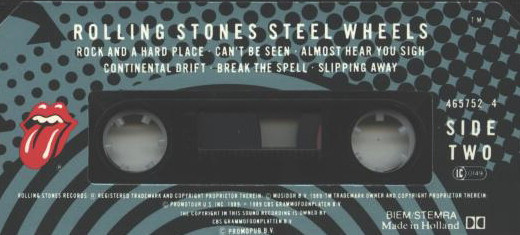 The Rolling Stones - Steel Wheels tweedehands cassette LP bij Run4Records