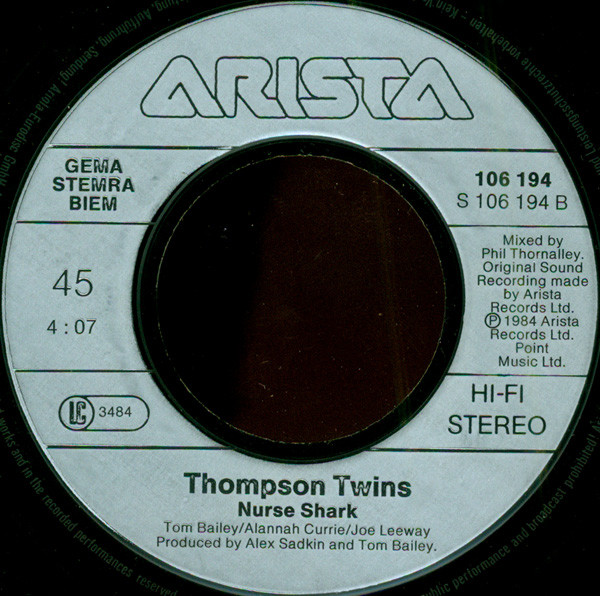 Thompson Twins - Doctor! Doctor! tweedehands 7 inch LP bij Run4Records