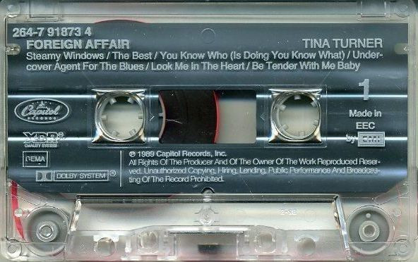 Tina Turner - Foreign Affair tweedehands cassette LP bij Run4Records