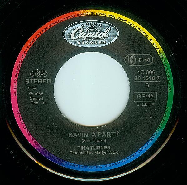 Tina Turner - Two People tweedehands 7 inch LP bij Run4Records