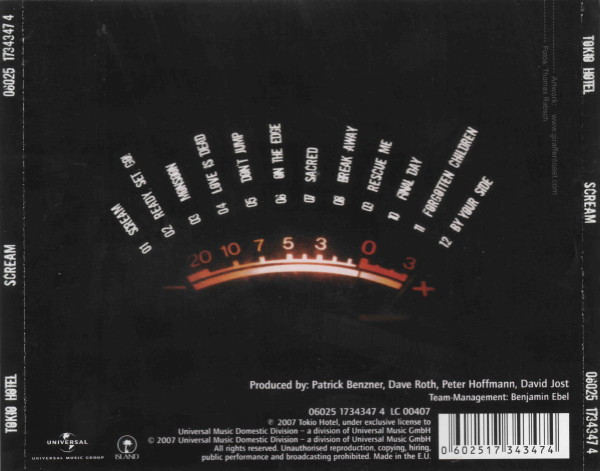 Tokio Hotel - Scream tweedehands rock LP bij Run4Records