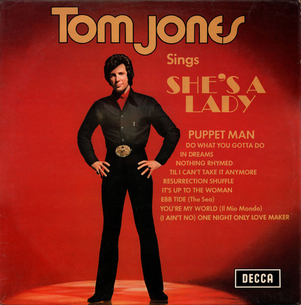 Tom Jones - Tom Jones Sings She's A Lady tweedehands pop LP bij Run4Records