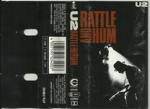 U2 - Rattle And Hum tweedehands cassette LP bij Run4Records