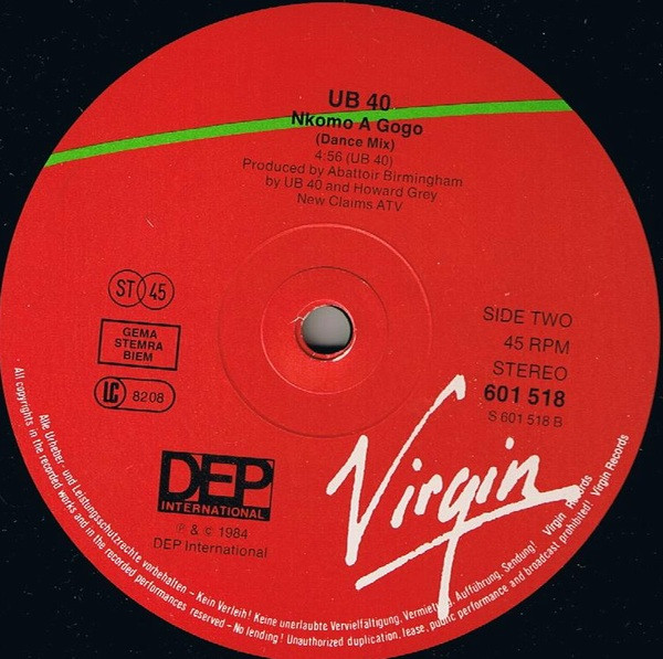 UB40 - If It Happens Again tweedehands reggae LP bij Run4Records