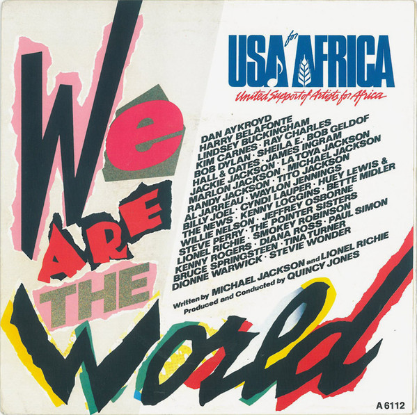 USA For Africa - We Are The World tweedehands 7 inch LP bij Run4Records